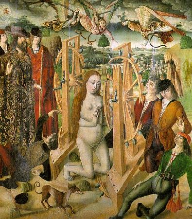 Fernando  Gallego The Martyrdom of Saint Catherine China oil painting art